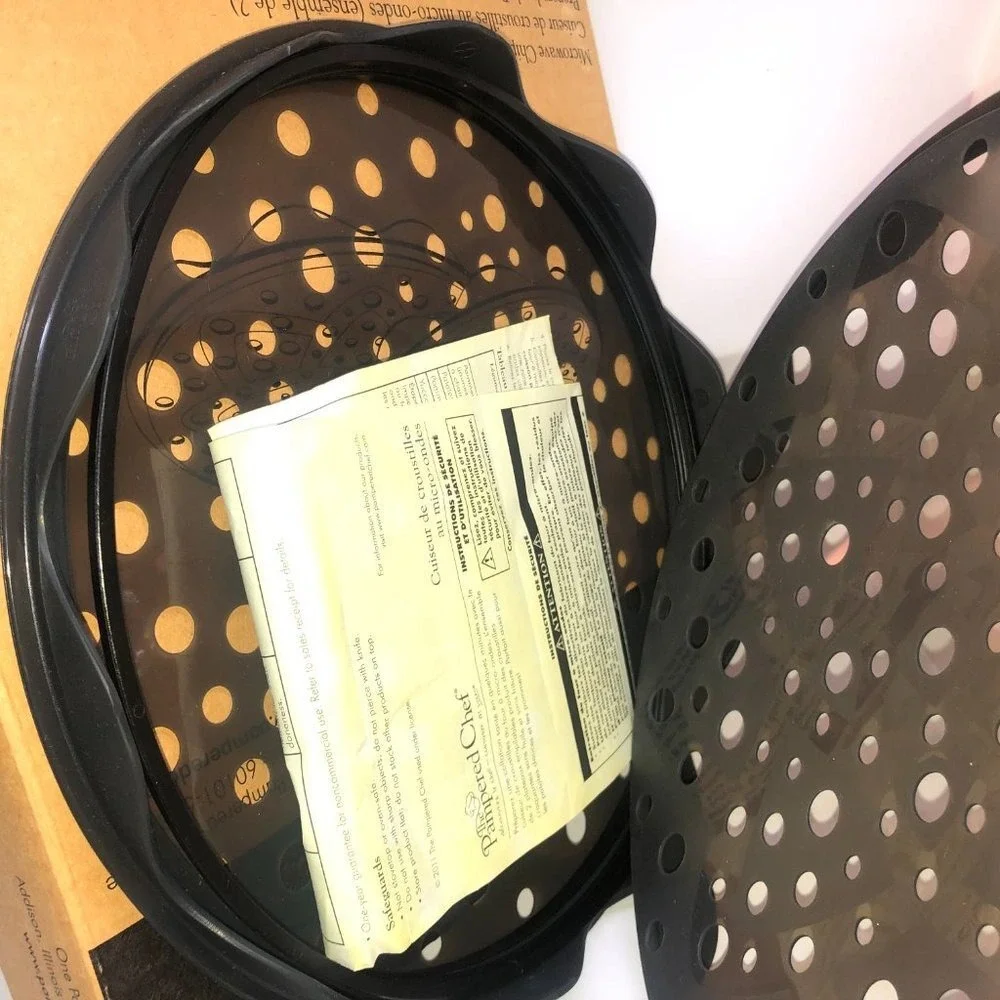The Pampered Chef Microwave‎ Cip Maker set of (2) #1241 NWT
